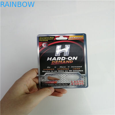 Thuốc tăng cường cho nam Thuốc vỉ Thẻ Đóng gói Tùy chỉnh In Rhino 69 Thẻ 3D Thuốc tránh thai