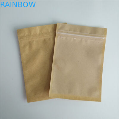 Cherry Seed Coffee Sachet Gối Túi giấy tùy chỉnh có thể tái chế bền với cửa sổ