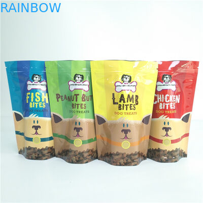 Dog Treat Storage Pet Food Bag Nhiều lớp nhựa tái sử dụng Túi chân không hữu cơ