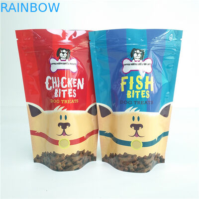 Dog Treat Storage Pet Food Bag Nhiều lớp nhựa tái sử dụng Túi chân không hữu cơ