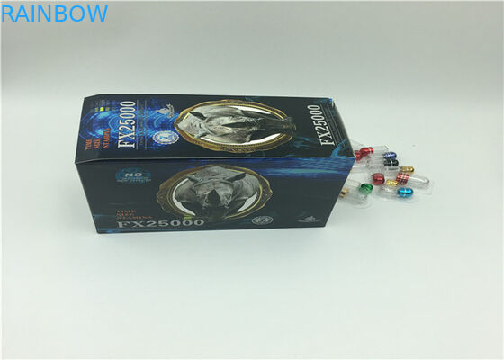 Black Mamba 3D Hiệu ứng vỉ vỉ bao bì Capsule Viên thuốc tình dục Thiết kế tùy chỉnh