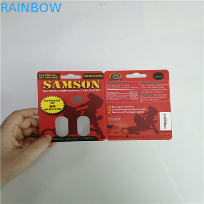 Thuốc tăng cường nữ Thuốc đóng gói thẻ Mamba Burro 30000 cho chai vàng Capsule