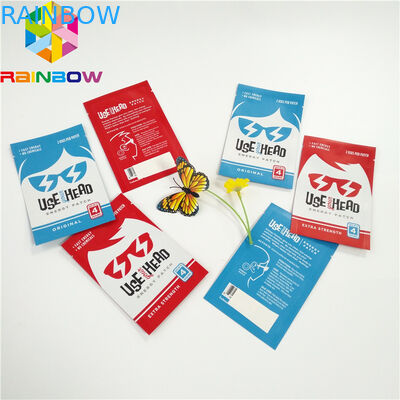 Gói nhựa Mylar phẳng Túi nhôm Lá nhiều lớp Mặt nạ túi có vết rách