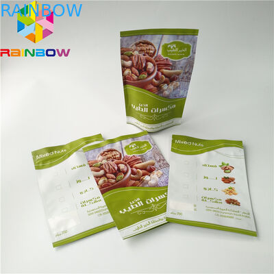 Resealable Top Ziplock Aluminium Aluminium Doypack Bag Bag For Nut / Dries Fruit