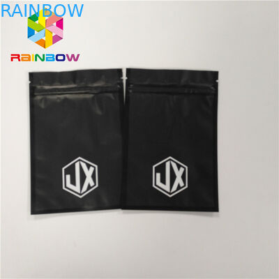 Mylar Smell Proof Foil Bag Bao bì Túi nhựa tự đóng dấu với dây kéo có thể kéo lại