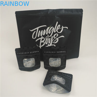 Tùy chỉnh in mờ mờ thảo dược bao bì Mylar lá trẻ em Ziplock túi