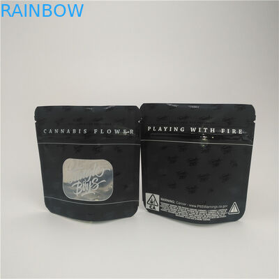 Mờ đen Mylar nhôm Lá đứng lên Túi y tế Lá thuốc lá Bao bì