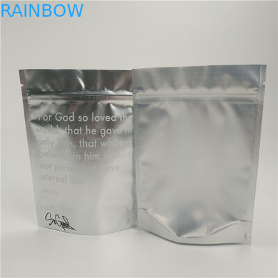 Vật liệu nhiều lớp Túi nhựa Bao bì Sliver Túi y tế Ziplock đứng lên