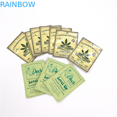 Mùi bằng chứng chống mùi Cbd Túi nhựa Bao bì Sativa Nhựa Wrapper Túi Mylar
