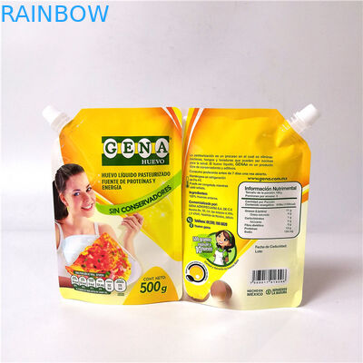 Nước giải khát bằng nhựa đứng lên Túi nước trái cây tái sử dụng Uống nước có túi có nắp