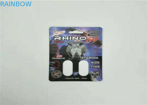 Mamba 3d Hiệu ứng bao bì vỉ vỉ In tùy chỉnh cho viên thuốc tình dục viên nang