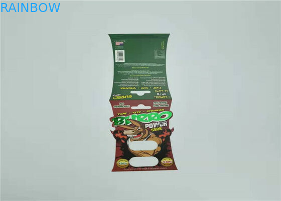 Rhino 69-9000 Vỉ bao bì Viên nang Viên nang tình dục Thuốc chèn thẻ nhựa cho nam giới
