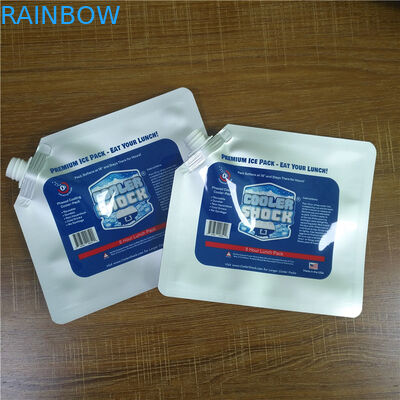 Lưu trữ thực phẩm Túi nhựa in tùy chỉnh không thấm nước Túi làm mát có thể tái sử dụng với vòi / nắp