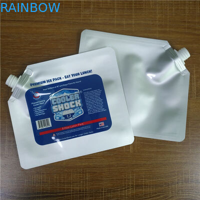 Đồ uống tái sử dụng Đứng lên Zipper Zipper Gói thực phẩm có thể phân hủy sinh học Túi gia vị có vòi