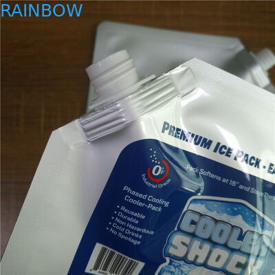 Đồ uống tái sử dụng Đứng lên Zipper Zipper Gói thực phẩm có thể phân hủy sinh học Túi gia vị có vòi