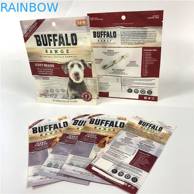 Hot Seals Pet Food Túi bên Guseet Nhựa Ploy Logo tùy chỉnh Màu CMYK