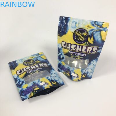 Mylar Lá Gushers Túi Thảo dược Hương Bao bì Thuốc đóng gói Đứng lên Túi Tùy chỉnh Logo