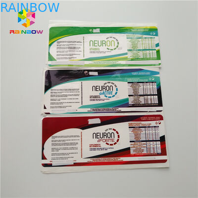 Nhãn nhỏ giọt Shrink Tay áo Nhãn dược phẩm Lọ thủy tinh Chai 30ml cho Steroid