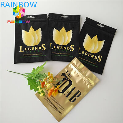 Tùy chỉnh in đứng lên Túi lá Mylar nhựa Ziplock ống thuốc lá Túi sử dụng thảo mộc