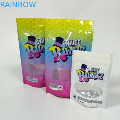 3.5 / 7 Gram đứng lên Túi nhôm Lá Mylar Ziplock Hương thảo dược Weed Runtz Hemp Pills Bao bì