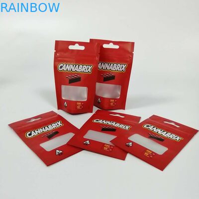 3.5 / 7 Gram đứng lên Túi nhôm Lá Mylar Ziplock Hương thảo dược Weed Runtz Hemp Pills Bao bì