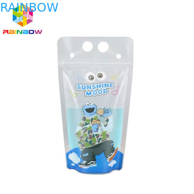 Ống đồng in túi nhựa Bao bì ống hút đầy màu sắc để đóng gói đồ uống lỏng