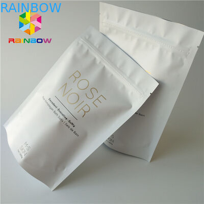 White Plastic Stand Up Body Scrub Túi đựng mỹ phẩm cho muối biển Chăm sóc da