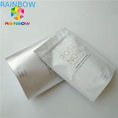 White Plastic Stand Up Body Scrub Túi đựng mỹ phẩm cho muối biển Chăm sóc da