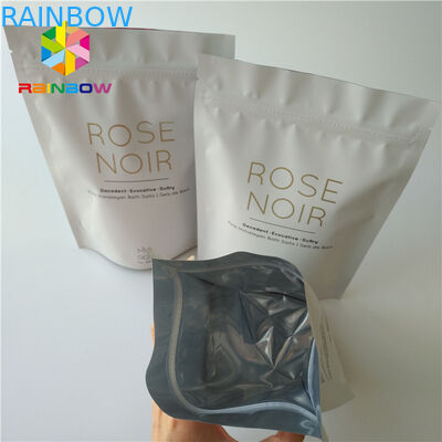 Ziplock In Lá Stand Up Mỹ phẩm Bao bì Túi Dừa / Cà phê Body Scrub