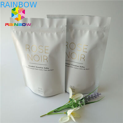 Ziplock In Lá Stand Up Mỹ phẩm Bao bì Túi Dừa / Cà phê Body Scrub