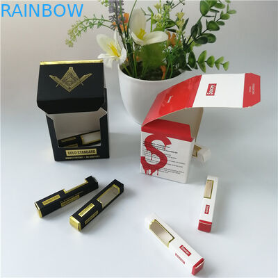 Clear Window Bao bì Hộp giấy Giấy dán tem nóng In để đóng gói Quà tặng / Mỹ phẩm