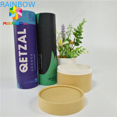 Green Tea Medicine Tablet Bao bì composite Push Up Paper Tube Logo Tùy chỉnh