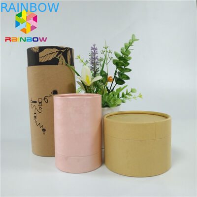 Green Tea Medicine Tablet Bao bì composite Push Up Paper Tube Logo Tùy chỉnh