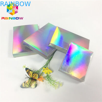 Có thể tái chế Hộp giấy in tùy chỉnh Gấp Thẻ quà tặng Hologram Đóng gói