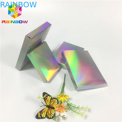 Có thể tái chế Hộp giấy in tùy chỉnh Gấp Thẻ quà tặng Hologram Đóng gói