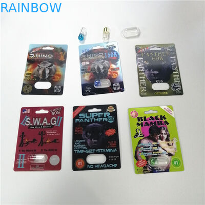 Red Rhino 69 Viên nang làm to dương vật Jar Bullet Sex Pills Nhựa Thuốc