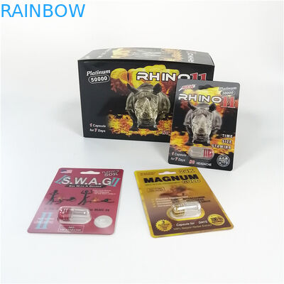 Red Rhino 69 Viên nang làm to dương vật Jar Bullet Sex Pills Nhựa Thuốc