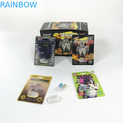 Red Rhino 69 Viên nang làm to dương vật Jar Bullet Sex Pills Nhựa Thuốc