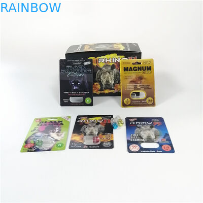 Red Rhino 69 Viên nang làm to dương vật Jar Bullet Sex Pills Nhựa Thuốc