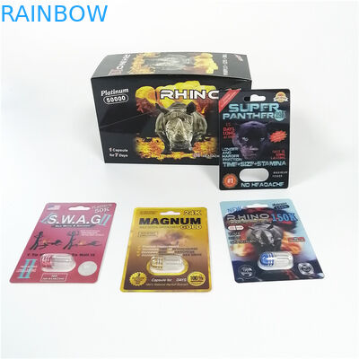 Red Rhino 69 Viên nang làm to dương vật Jar Bullet Sex Pills Nhựa Thuốc