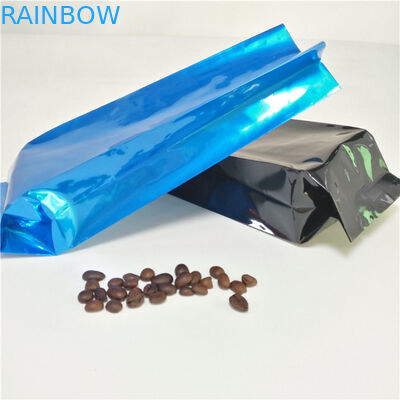 Nhôm Lá Side Gusset Túi trà Bao bì Túi cà phê Heat Heat Với ​​Van