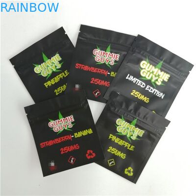 Smell Proof Bao bì mỹ phẩm Túi ba bên Hạt giống Gói Gói Sachet Mylar lá