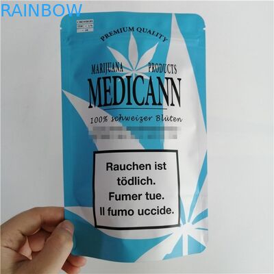 Mylar Aluminium Zip Lock Stand Up Túi Custom In Biodegradable bền