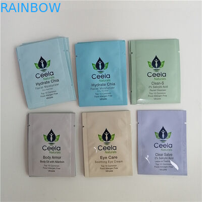 Nhôm Lá Khóa Khóa Túi nhựa Bao bì có thể đóng lại Ba mặt kín