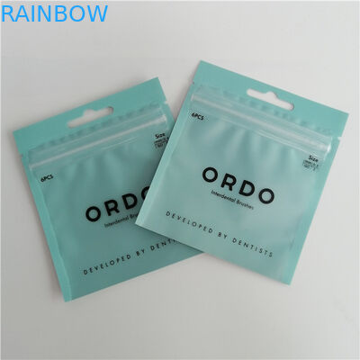 Nhôm Lá Khóa Khóa Túi nhựa Bao bì có thể đóng lại Ba mặt kín