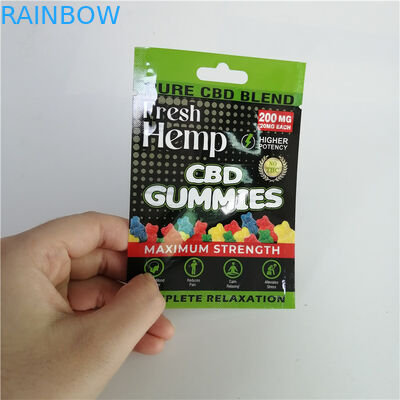 Túi trà nhựa Ziplock Túi đóng gói Túi có thể phân hủy sinh học cho thực phẩm / trái cây sấy khô