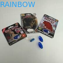 Big Boy 9X Giấy vỉ bao bì Thuốc viên nang tình dục với miếng dán trong suốt