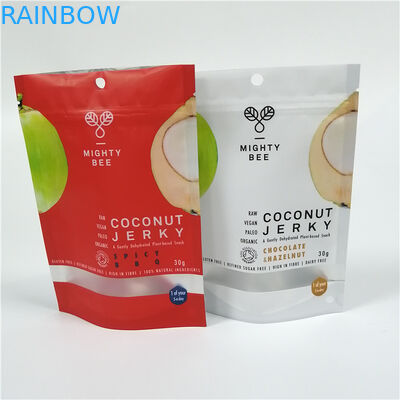 Smell Proof Snack Bag Bao bì Cookie Dough Puff Túi với Cửa sổ sương mù phía trước
