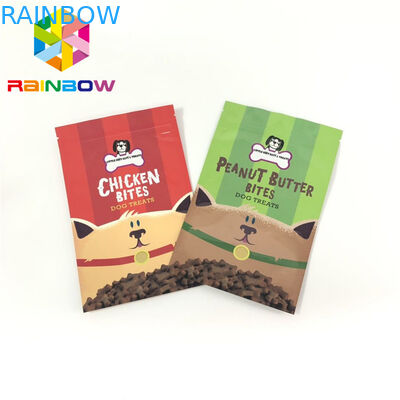 Túi nhựa Mylar Ziplock Bao bì Thức ăn cho thú cưng Xử lý túi Gravnre In
