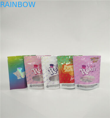 Kho lưu trữ thuốc thảo dược Bao bì 1 gram 1/8 1/4 1/2 1 Cỏ dại có cửa sổ